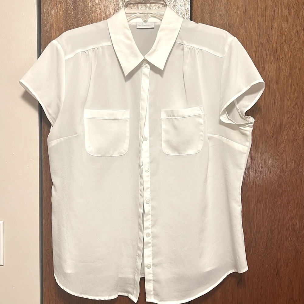 NY&Co. White Blouse